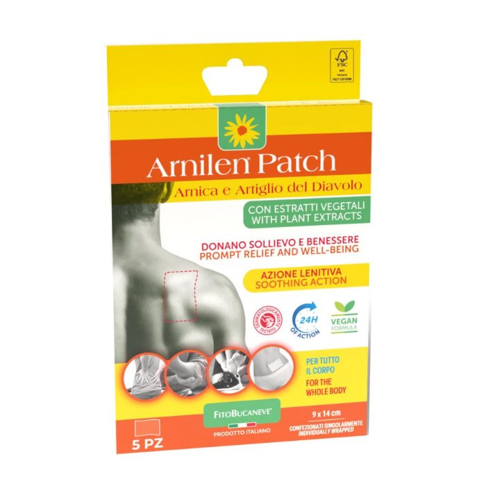 Arnilen patch 5 pezzi - cerotti antidolore per traumi e contusioni