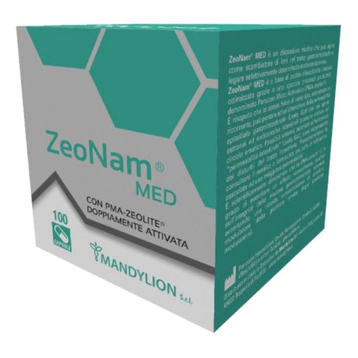 Zeonam Med Capsule Dispositivo Medico Depurativo Intestinale con Zeolite Clinoptilolite 100 Capsule