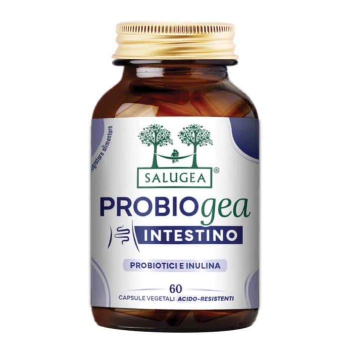 Salugea ProbioGea Intestino Integratore Probiotico 60 Capsule Vegetali Acido-Resistenti