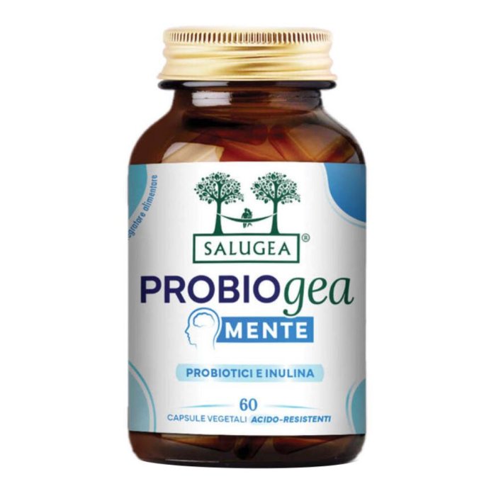 Salugea ProbioGea Mente Integratore Probiotico per l'Umore 60 Capsule Vegetali Acido-Resistenti