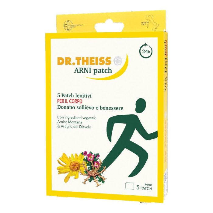 Theiss Arni Patch 5 pezzi - cerotti all'arnica per dolori muscolari
