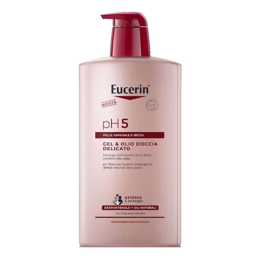 Eucerin pH5 Gel & Olio Doccia Delicato 1 litro Eucerin pH5 Gel & Olio Doccia Delicato 1 litro