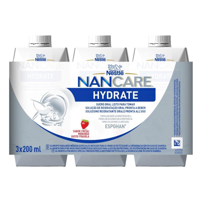 Nestle NANCare - Hydrate Alimento a fini medici speciali 3+ Anni 3 x 200 ml