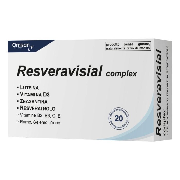 Resveravisial Complex 20 compresse - integratore con resveratrolo e antiossidanti