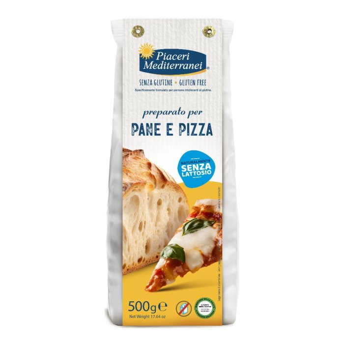 Piaceri Mediterranei preparato pane e pizza - mix senza glutine per pane e pizza