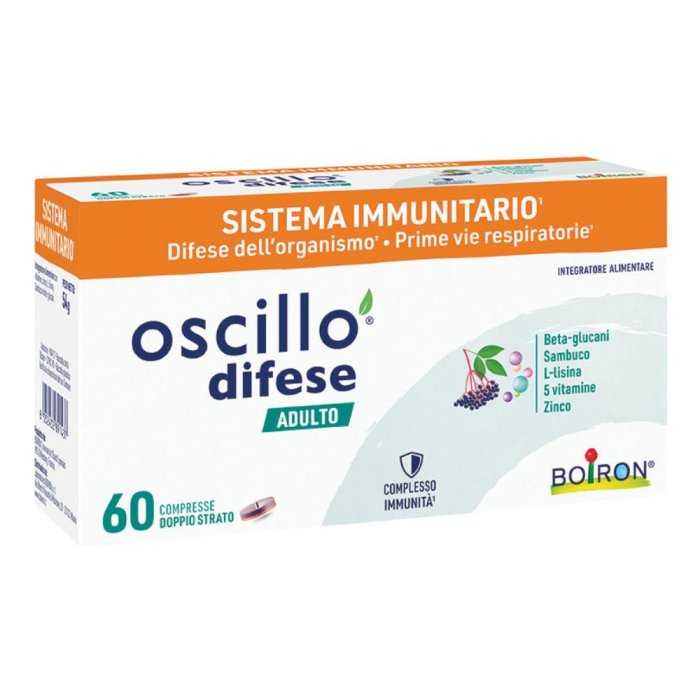 Boiron Oscillo Difese Adulto Integratore Sistema Immunitario 60 Compresse