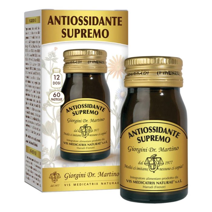  Antiossidante Supremo per Protezione Cellulare 60 Pastiglie