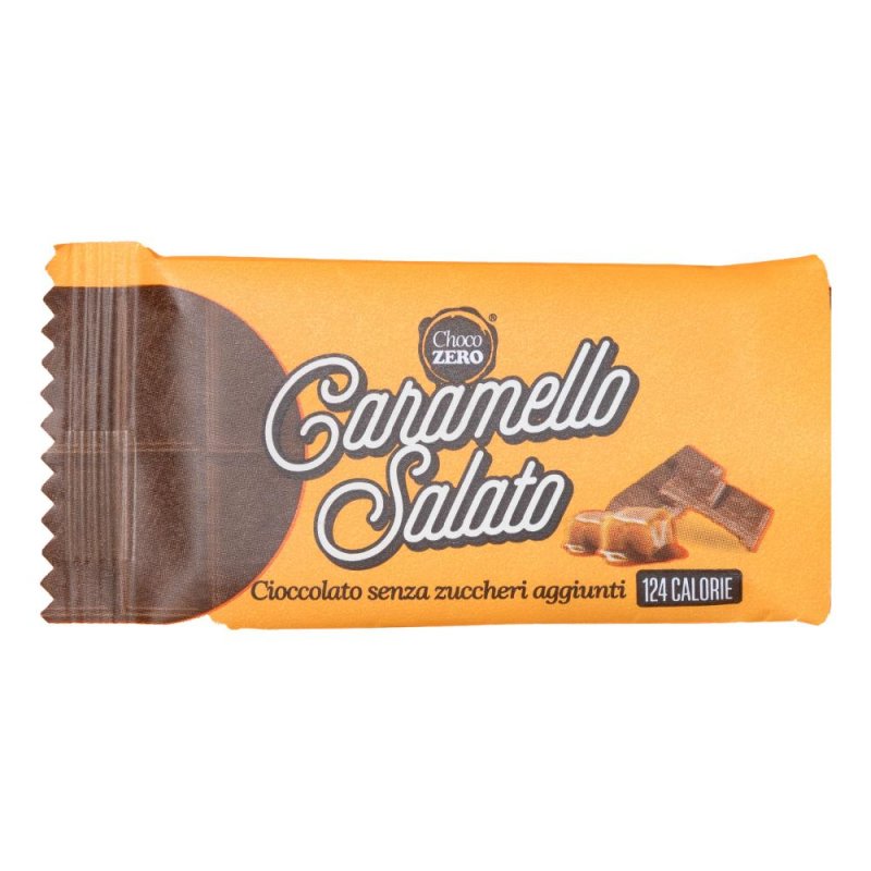 Choco Zero Tavoletta di Cioccolato al Caramello Salato Senza Zuccheri Aggiunti