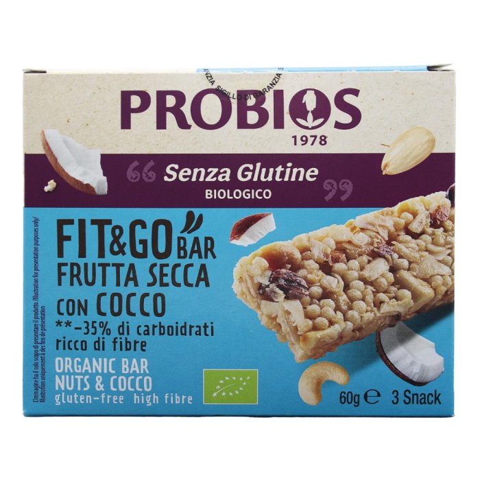 FIT&GO Snack Fr.Secca Cocco60g