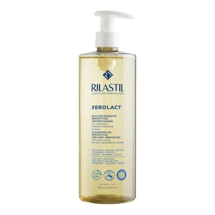 Rilastil Xerolact - Olio Detergente Protettivo Anti-Irritazioni 1000 ml