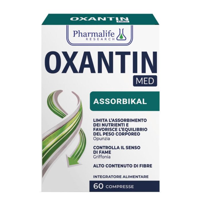 Pharmalife Research Oxantin Med - Assorbikal Riduzione Assorbimento Calorie Integratore 60 compresse