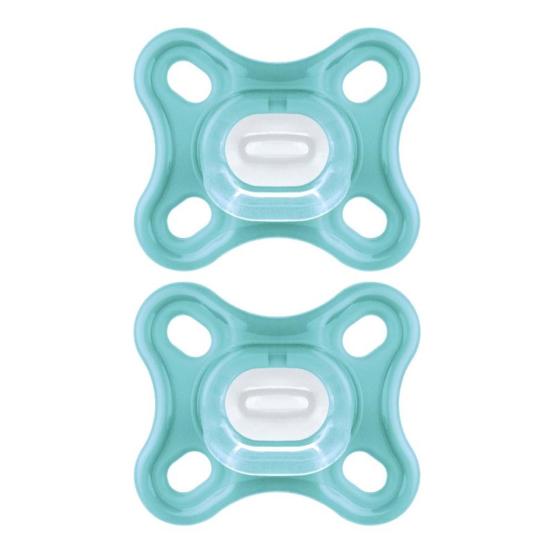 Mam Comfort 3-12 mesi silicone neutro 2 pezzi - succhietti in silicone per bambini