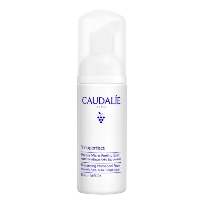 Caudalie Vinoperfect - Mousse Micro-Peeling Illuminante Schiuma Detergente Viso 50 ml