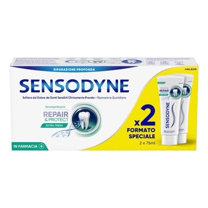Sensodyne Repair & Protect Extra Fresh Dentifricio Denti Sensibili 2 x 75ml