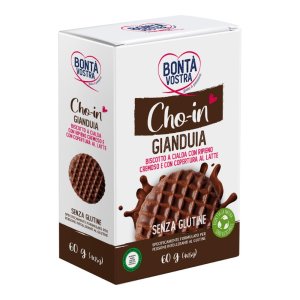 Bontà Vostra Cho In Gianduia 4 Pezzi – Snack al Cioccolato con Crema di Nocciole