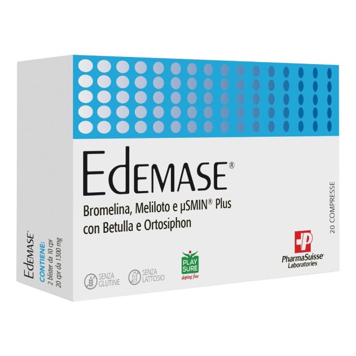 Edemase 20 compresse - integratore per drenaggio dei liquidi