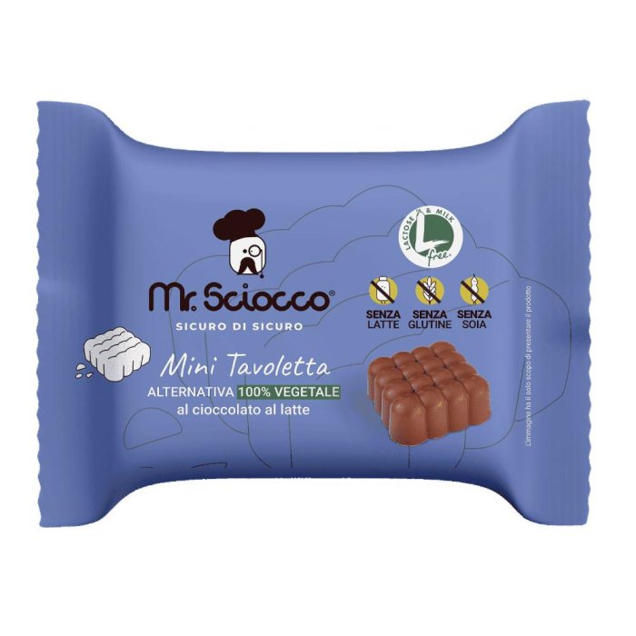 Mr Sciocco mini tavoletta cioccolato al latte 11 g - mini tavoletta di cioccolato al latte