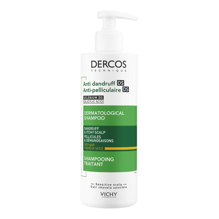 Vichy Dercos - Shampoo Antiforfora DS Capelli Secchi, 390ml