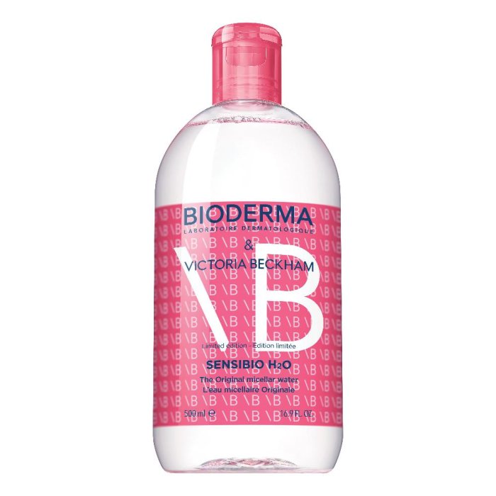 Bioderma & Victoria Beckham Sensibio H2O - Acqua Micellare Viso e Occhi per Pelli Sensibili Edizione Limitata 500 ml