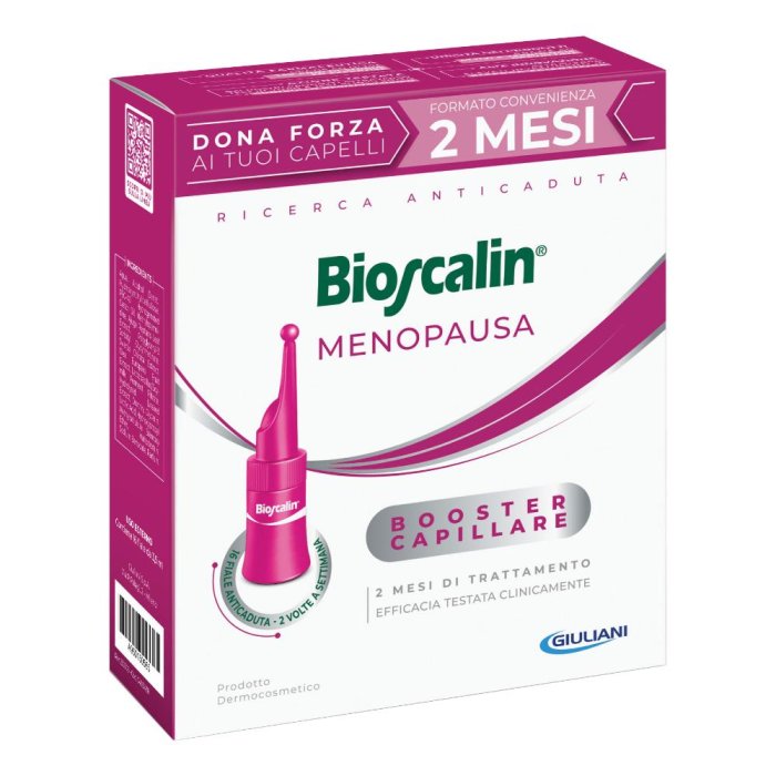   Bioscalin Menopausa – Booster Capillare Anticaduta per Capelli Sottili 16 Fiale