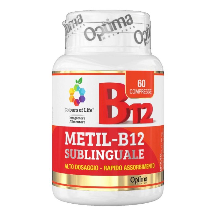 Colours Metil B12 Vitamina B12 Sublinguale 60 Compresse Integratore