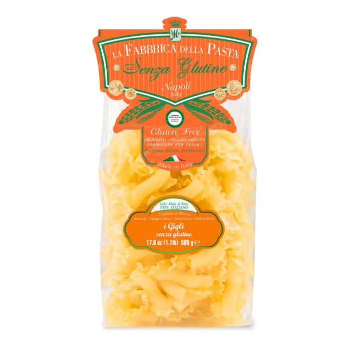Pasta I Gigli Senza Glutine 500 g – Pasta Secca Senza Glutine di Alta Qualità