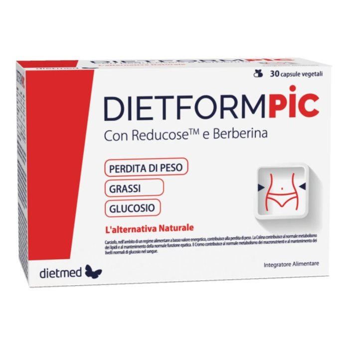 Dietformpic 30 capsule vegetali: integratore per metabolismo e controllo peso