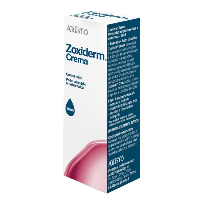 Zoxiderm Crema 30 millilitri trattamento dermatologico lenitivo e protettivo per pelle irritata e arrossata