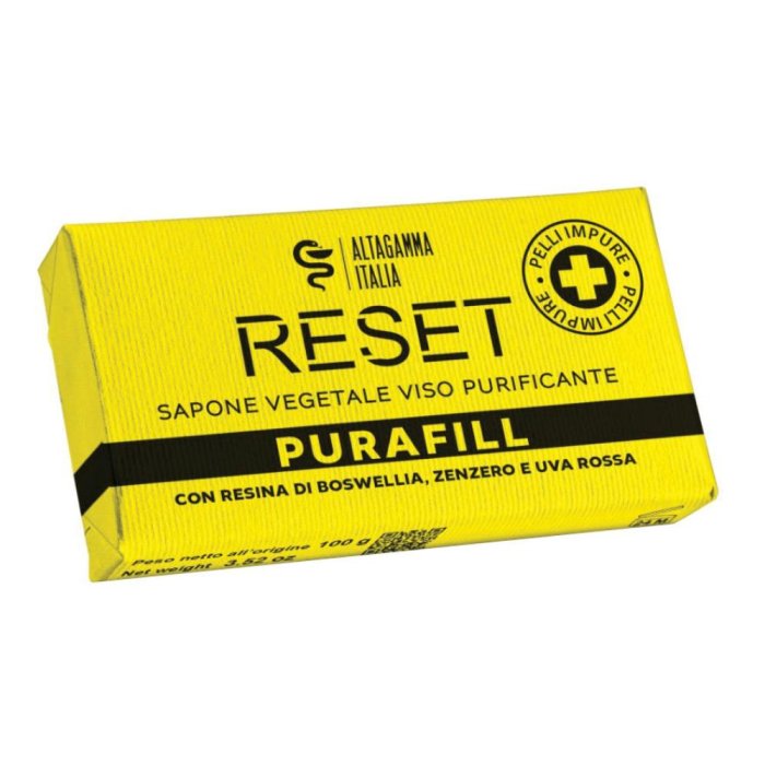 Purafill Reset Sapone Purificante Viso e Mani Detergente Delicato