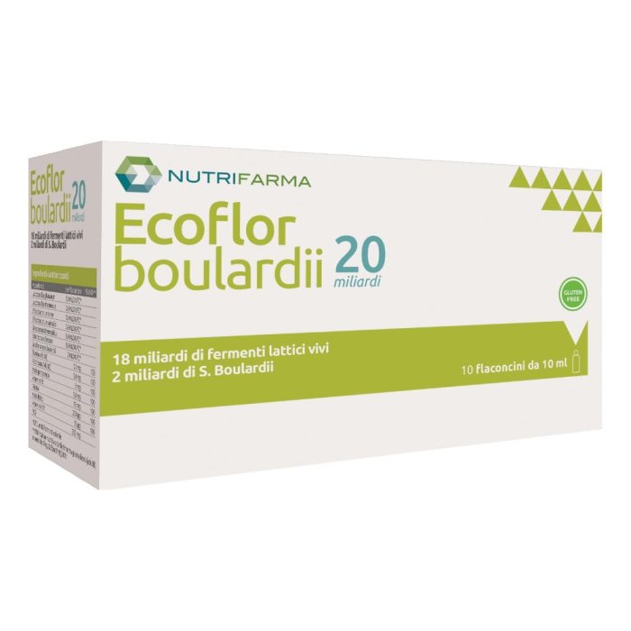 Ecoflor Boulardii  20 Mld 10 Flaconi  20  Ml