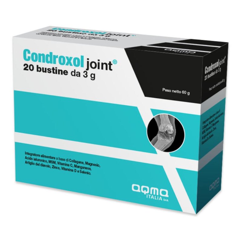 Condroxol Joint Integratore per il Benessere delle Articolazioni con Collagene, Glucosamina e Condroitina – Confezione da 20 Bustine