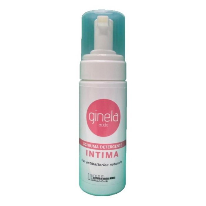 Ginela Acido Lattico Schiuma Detergente Intimo Donna per Igiene Intima Delicata