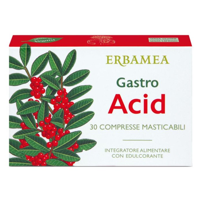 Gastro Acid 30 compresse masticabili - dispositivo medico per acidita e reflusso