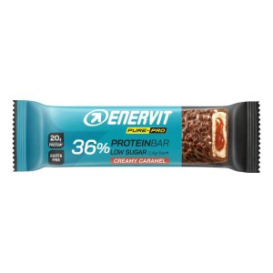 Enervit Pure-Pro - 36% Protein Bar Barretta Proteica Creamy Caramel, 55g