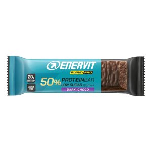 Enervit Pure-Pro - 50% Protein Bar Barretta Alto Titolo Proteico Dark Choco, 55g
