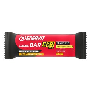 Enervit C2:1 Pro Carbo Bar barretta energetica 45g gusto burro d'arachidi salato