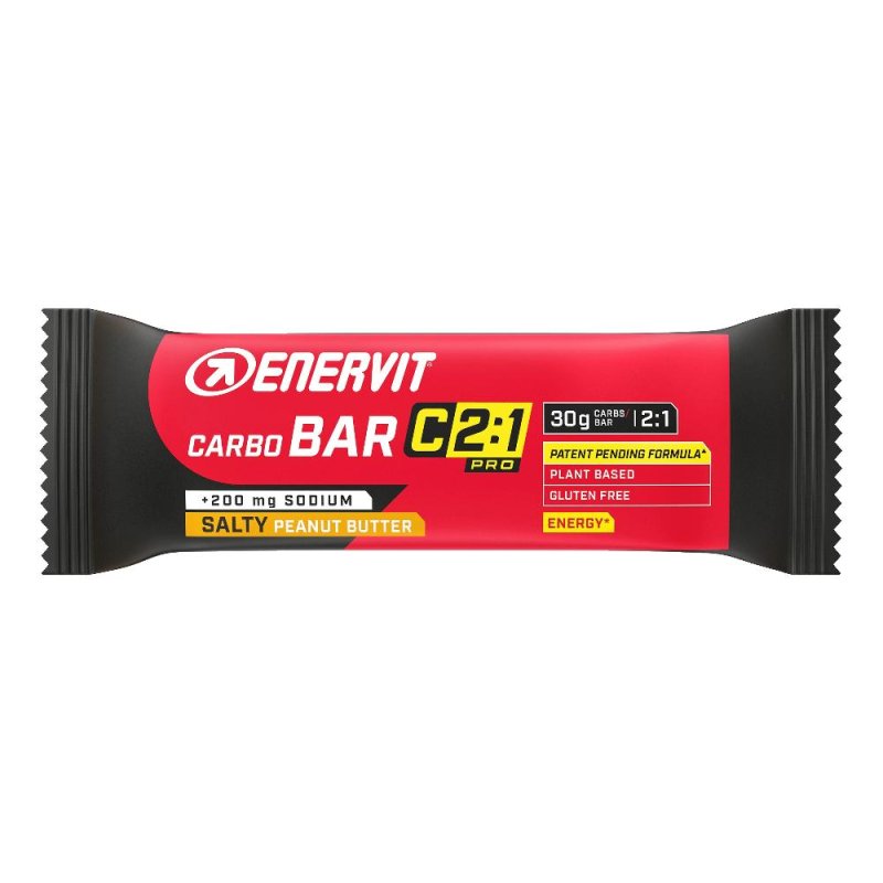 Enervit C2:1 Pro Carbo Bar barretta energetica 45g gusto burro d'arachidi salato