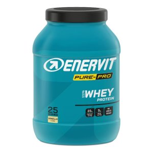 Enervit Pure Pro 100% Whey Protein integratore proteine del siero del latte 750 g vaniglia