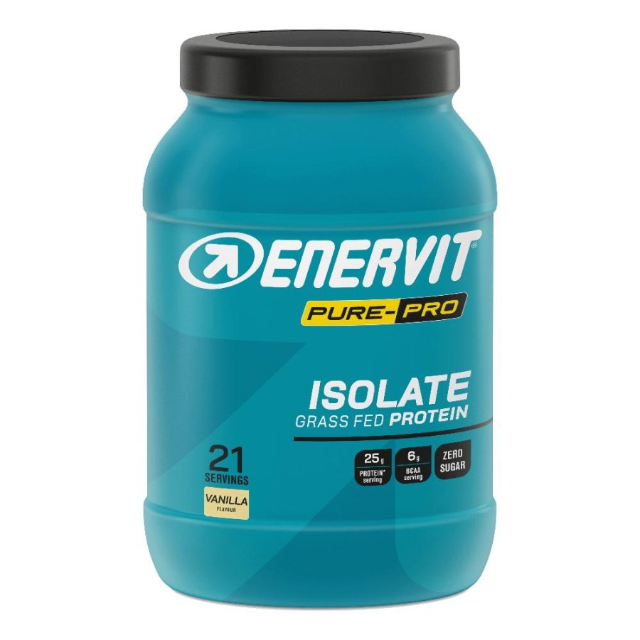 Enervit Pure Pro Isolate Grass Fed Protein Vaniglia integratore proteico 630 g Enervit Pure Pro Isolate Grass Fed Protein Vaniglia integratore proteico 630 g