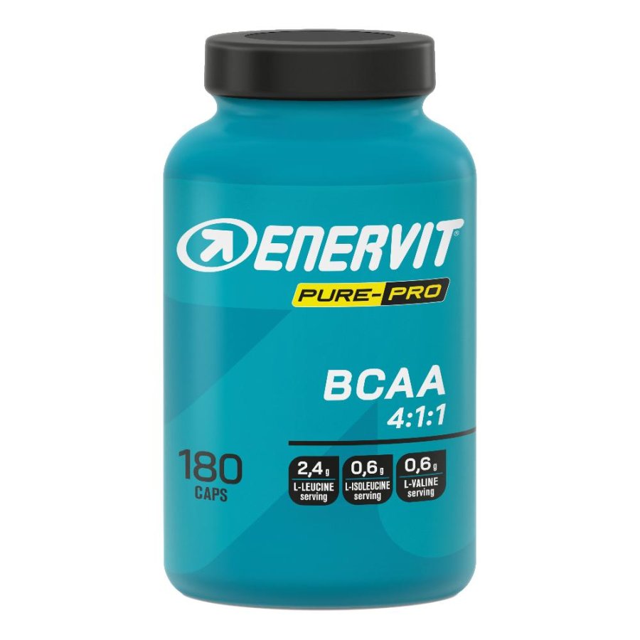 Enervit Pure-Pro - BCAA Integratore di Aminoacidi Ramificati 4:1:1, 180 compresse Enervit Pure-Pro - BCAA Integratore di Aminoacidi Ramificati 4:1:1, 180 compresse
