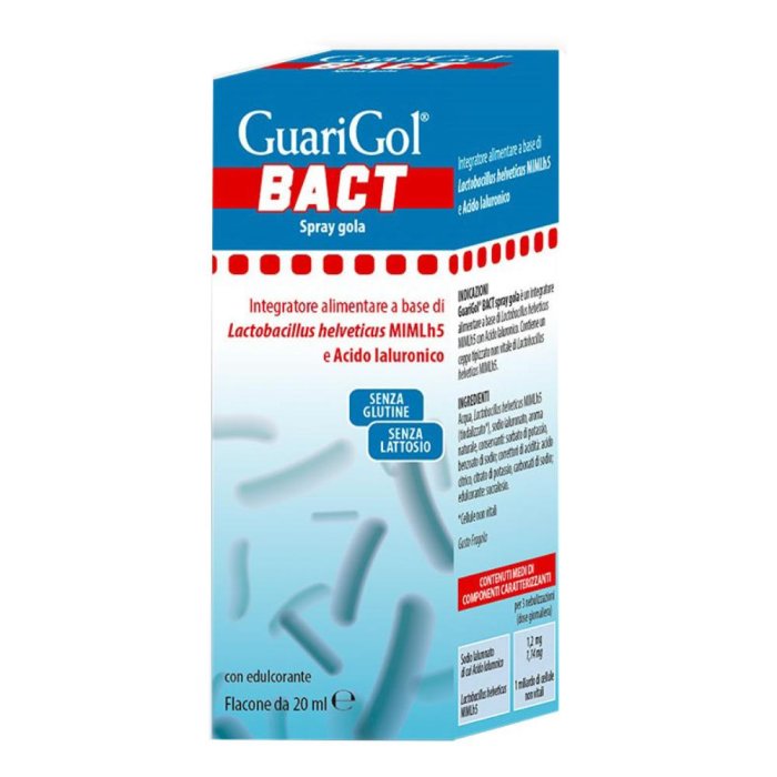 Guarigol Bact spray 20 ml - spray orale antibatterico per gola