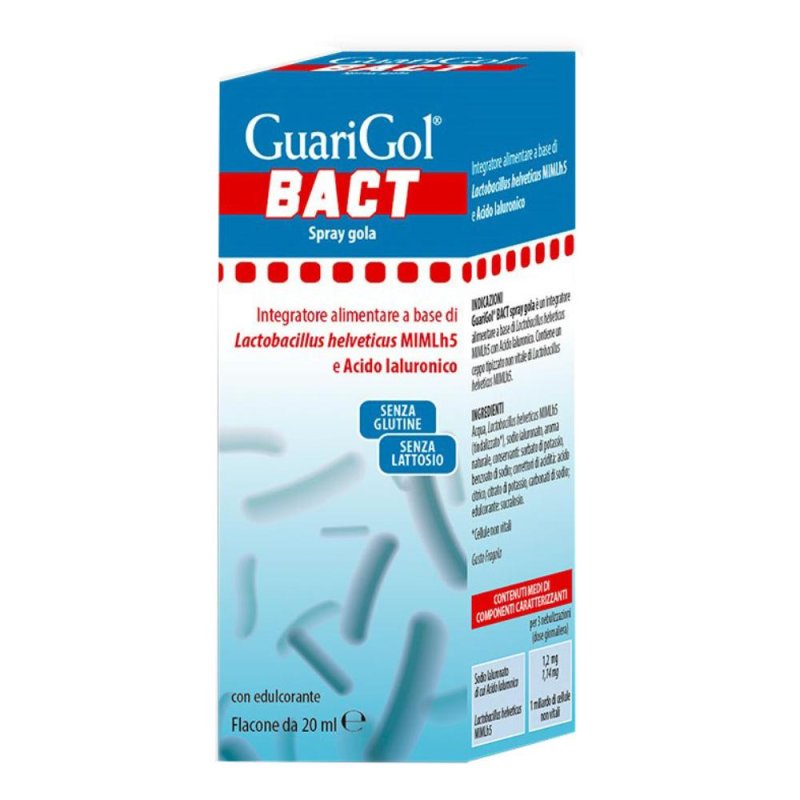 Guarigol Bact spray 20 ml - spray orale antibatterico per gola