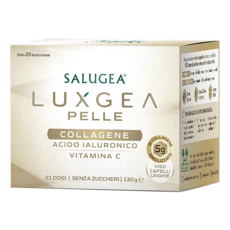 Salugea LuxGea Pelle Integratore di Collagene da Bere Bellezza Pelle 130g