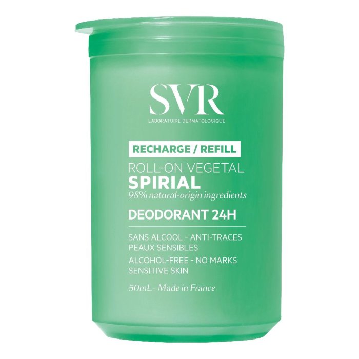 SVR Spirial - Refill Roll-On Vegetal Deodorante per Sudorazione Normale o Eccessiva 50 ml