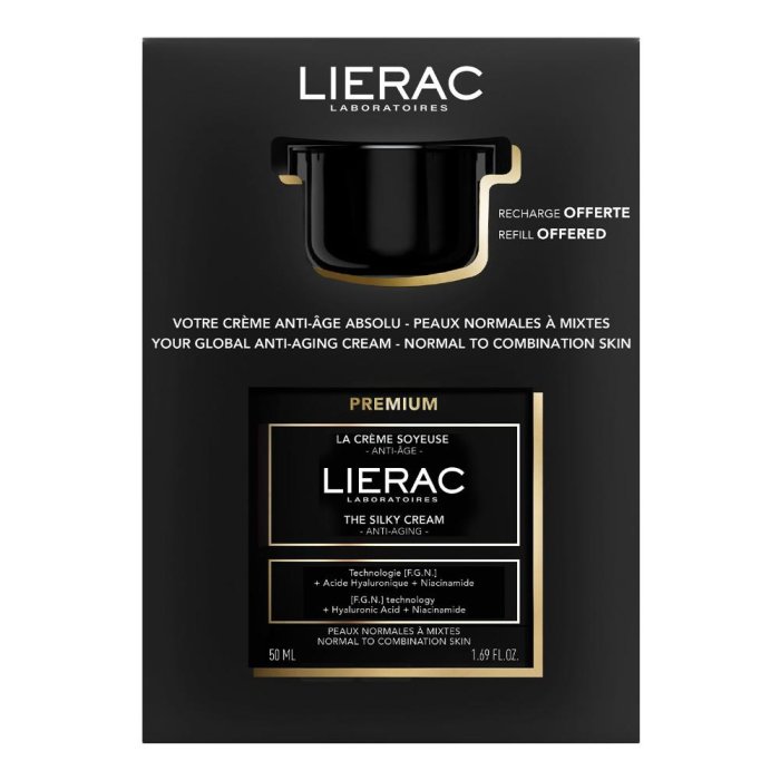 Lierac Premium Coffret Crema Soyeuse 50 ml + Ricarica 50 ml