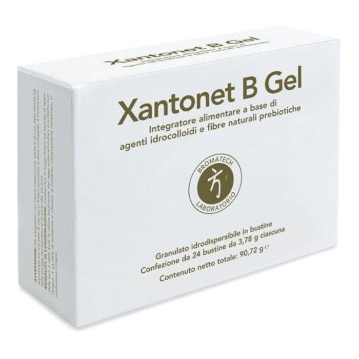 Xantonet B Gel 24 bustine - integratore con fibre prebiotiche per regolaritÃ  e benessere intestinale