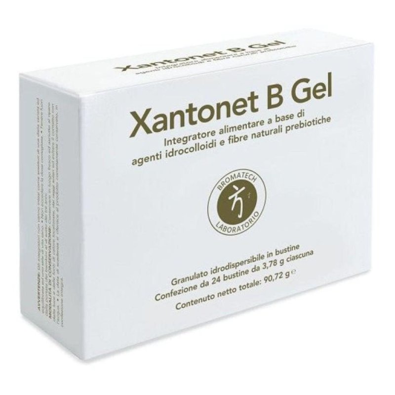 Xantonet B Gel 24 bustine - integratore con fibre prebiotiche per regolaritÃ  e benessere intestinale