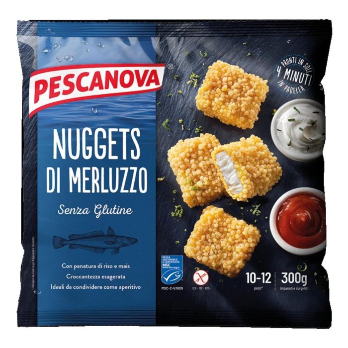 Pescanova nuggets di merluzzo 300 g - nuggets di pesce per tutta la famiglia