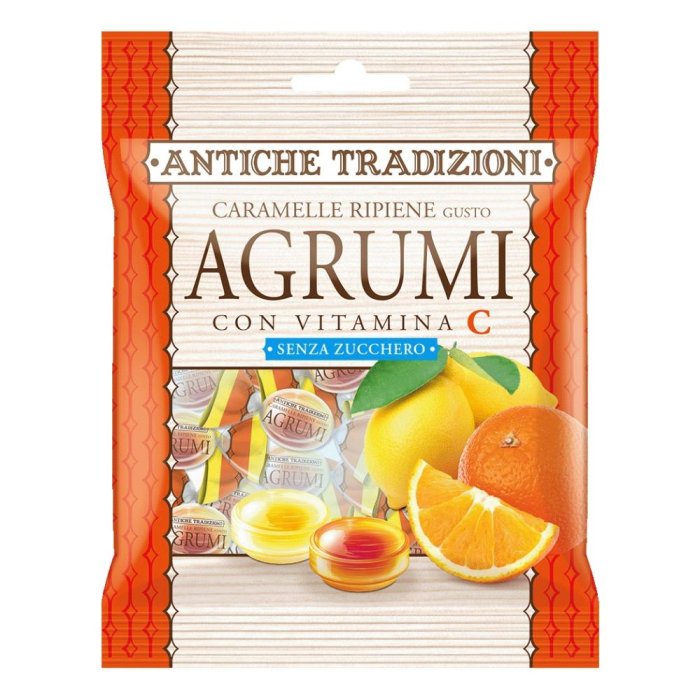 Antiche Tradizioni Caramelle agli Agrumi 60 g – Gusto Autentico di Agrumi Italiani