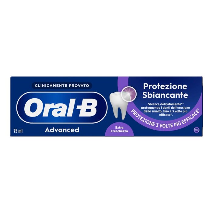 Oral-B Advanced Protezione Sbiancante Dentifricio Extra Freschezza 75ml